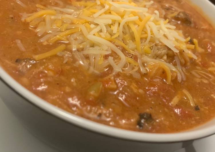 Recipe of Any-night-of-the-week Chicken Tortilla Soup (Instant Pot)