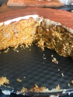Una foto de Tarta de zanahoria
