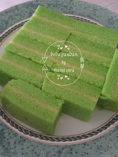 Foto resep Bolu kukus pandan layer keju