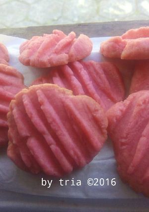 Foto resep Stroberi cookies nutrijell
