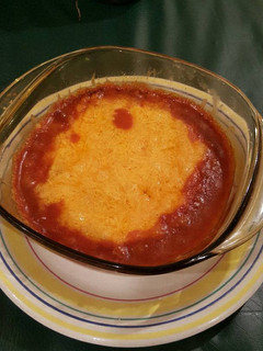 A picture of Chili Cheese Bean Dip.