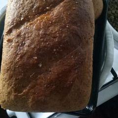 A picture of Brown bread#theme challenge.
