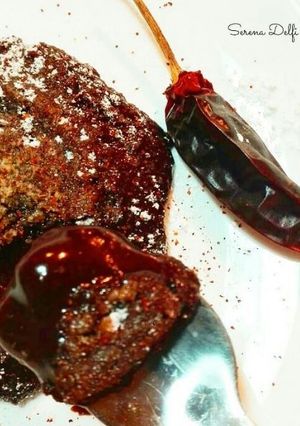 Foto di Tortino cioccolato fondente e peperoncino