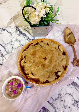 صورة لوصفة فطيرة التفاح 🍎🥧
