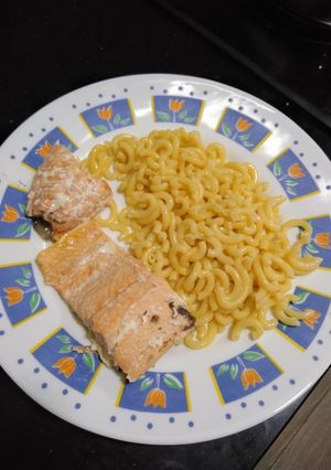 Foto principal de Salmón al vapor con pasta