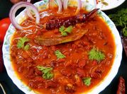 A picture of kidney beans masala