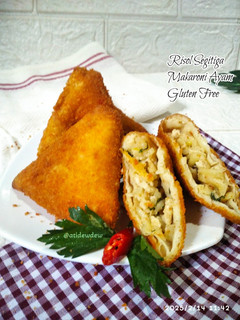 Foto resep *Risol Segitiga Makaroni Ayam Gluten Free*