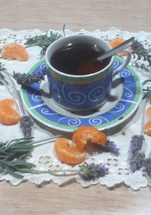 Una foto de Infusión de cáscaras de mandarina