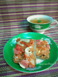 Foto resep Pizza Sosis saus Bolognese Ayam