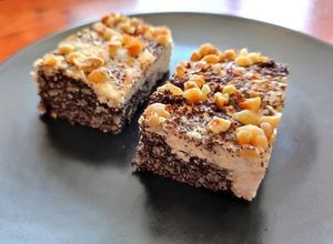 Mákos-almás-túrós sütemény cukor és liszt nélkül (szénhidrátszegény) recept fotója