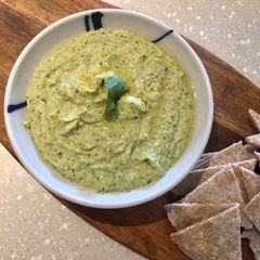 Coriander and Lemon Hummus A picture of Coriander and Lemon Hummus.