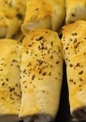 Una foto de Rollitos de pollo🍗cremoso