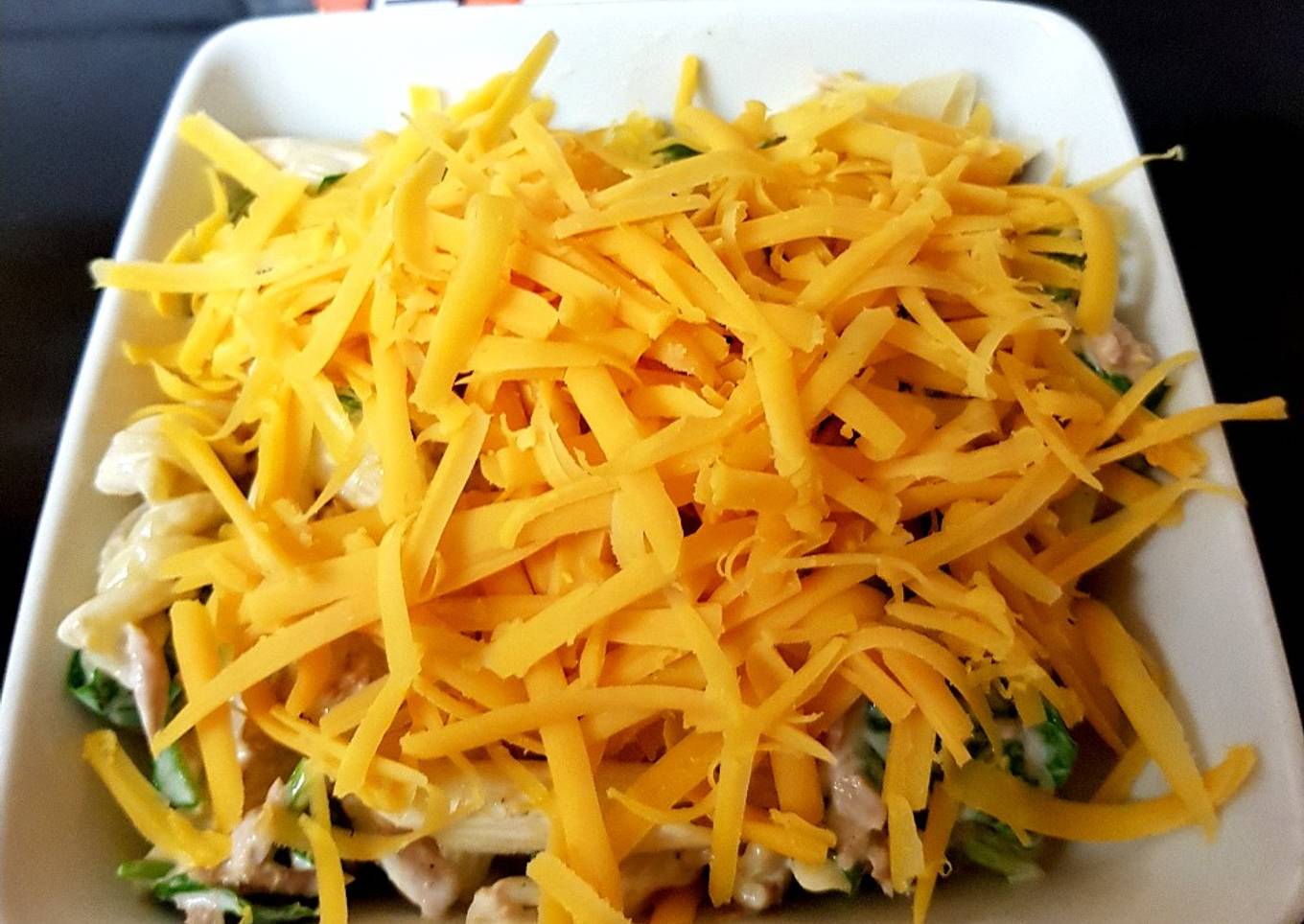 My Tuna Mayonaise with Grated Cheese