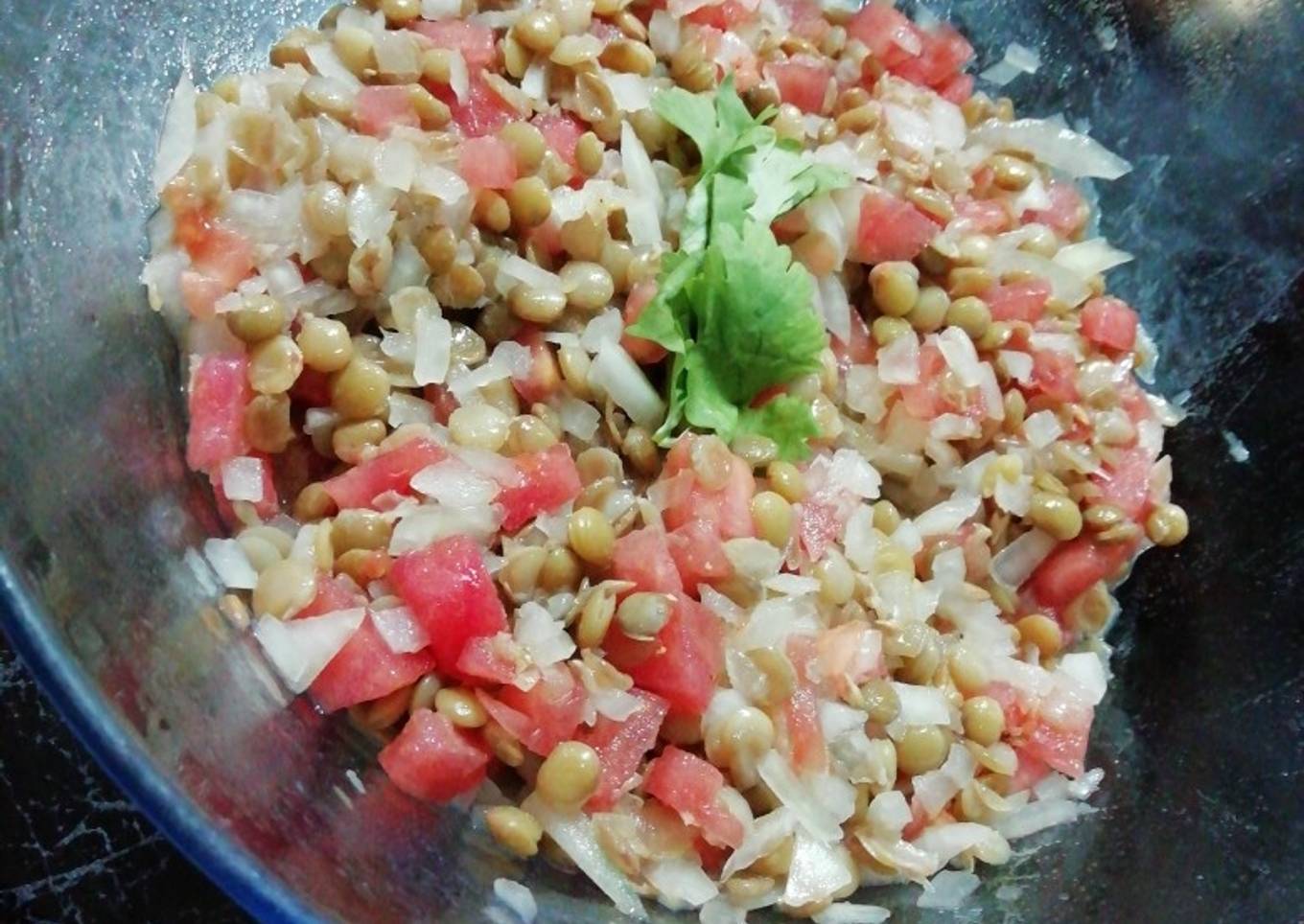 Ceviche de lentejas