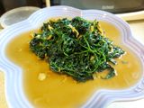 Tumis daun cabe vs udang kering