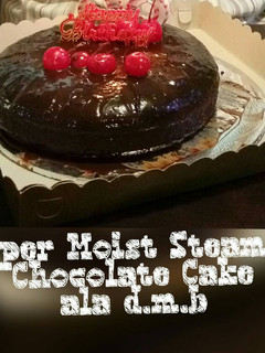Foto resep Super Moist Steamed Chocolate Cake