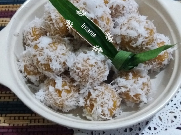 Langkah Mudah untuk Membuat 3. Klepon ubi lembut, Menggugah Selera