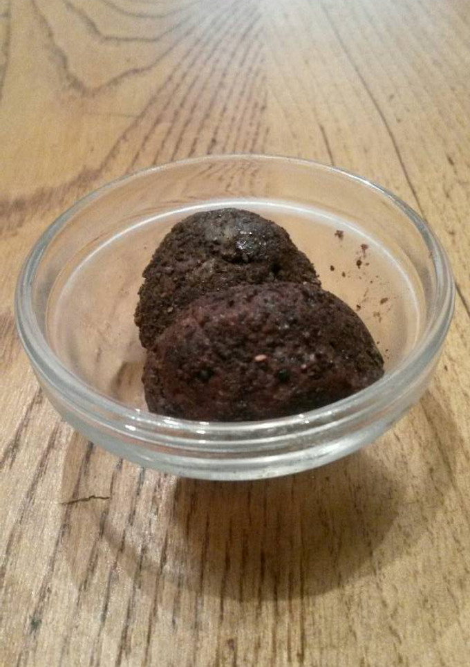 Una foto de Trufas de chocolate y toffee