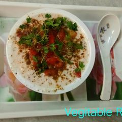 A picture of Vegitable Raita.
