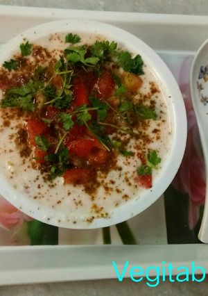A picture of Vegitable Raita.