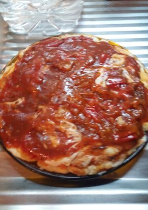 Una foto de Pizza a la microondas!!! 5minutos