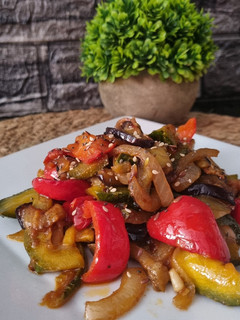 Una foto de VERDURAS GRILLADAS ❤️