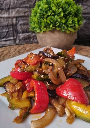 Una foto de VERDURAS GRILLADAS ❤️