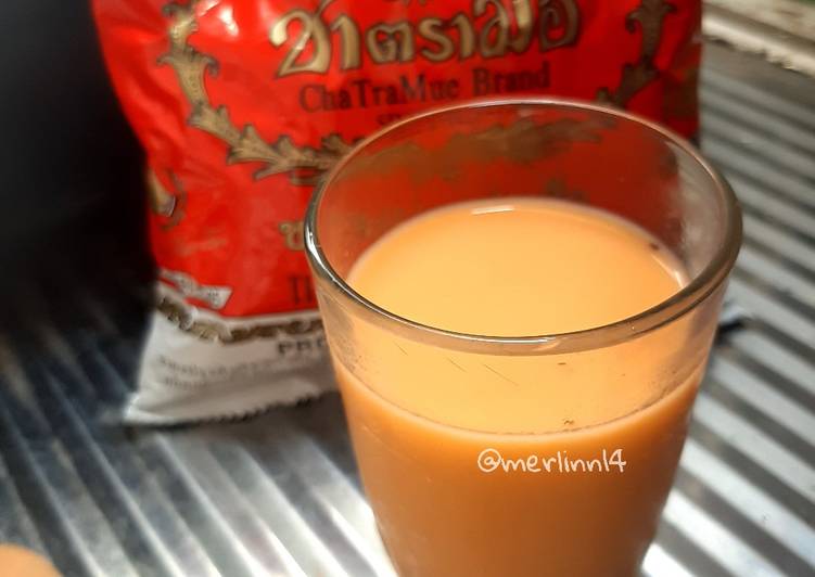 Cara Gampang Membuat Thai Tea Original yang Enak Banget