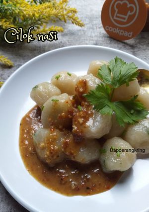 Foto resep Cilok nasi saus kacang