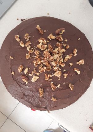 Una foto de Pastel de chocolate sin leche APLV