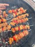 Brochette de poulet au paprika