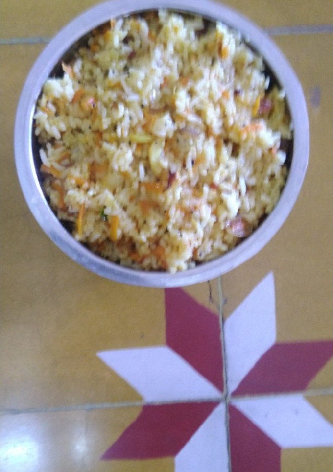 கேரட் சாதம் செய்முறை முக்கிய புகைப்படம்