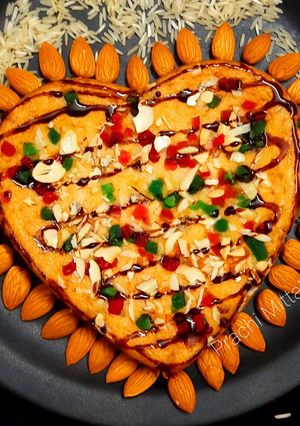 लेफ्टओवर राइस टूटी फ्रूटी एंड नट्स केक (rice tuti fruity and nuts cake recipe in hindi) रेसिपी मुख्य फोटो