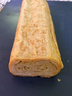 A picture of Tamogayaki (Japanese Omelette).