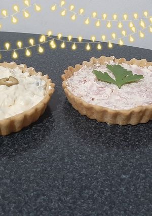 Una foto de Tarteletas con relleno frío. La realicé por zoom con norali 🌹