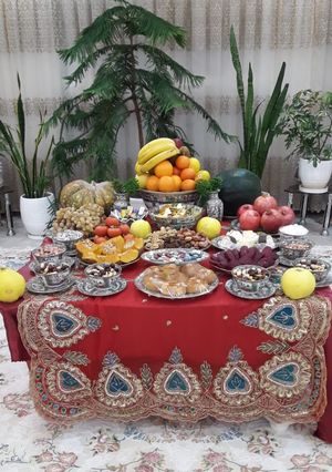 عکسی از دستور میز یلدا🍉🍎