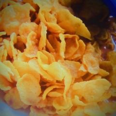 Homemade Cornflakes A picture of Homemade Cornflakes.