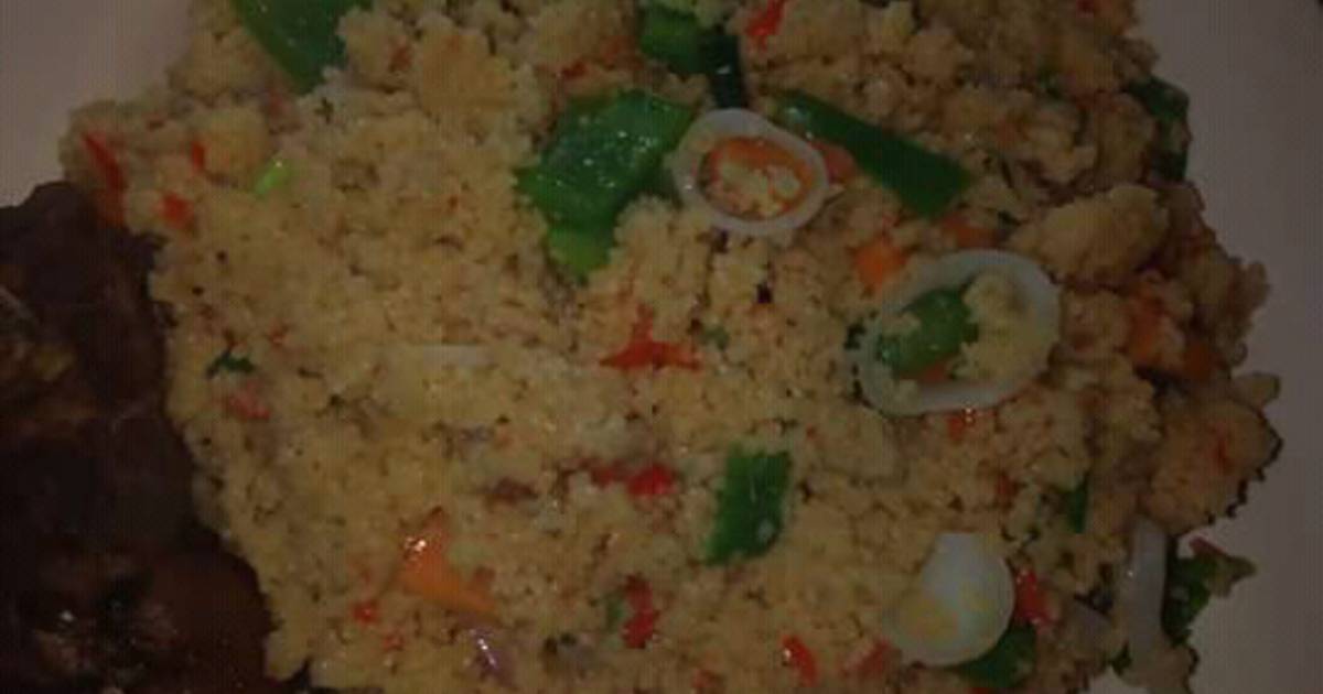 Jollof couscous Recipe by Hyela Haruna Wakawa Cookpad