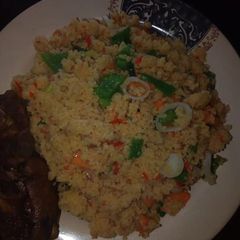 A picture of Jollof couscous.
