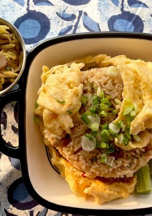 รูปของ ข้าวผัดพริกเกลือไข่นุ่ม🧄🌶️
