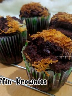 Foto resep Muffin Brownies (premix brownies)