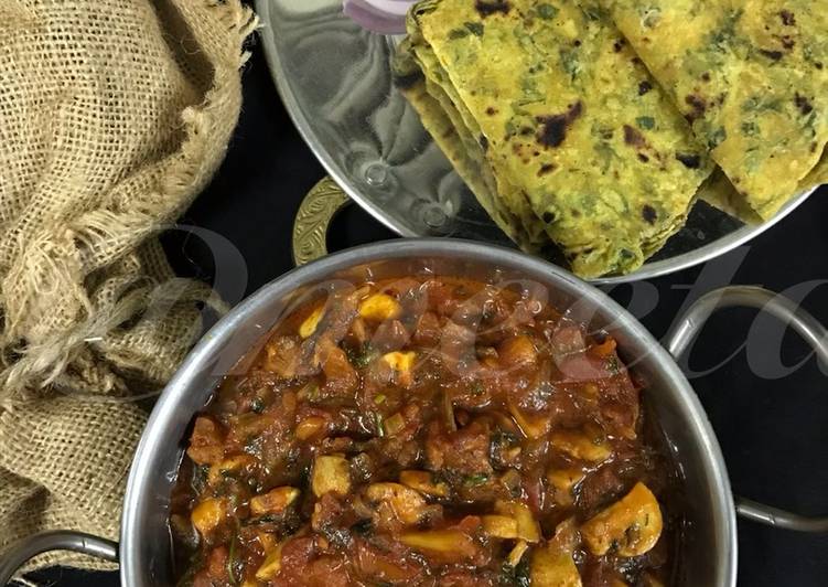 Mushroom Methi Masala