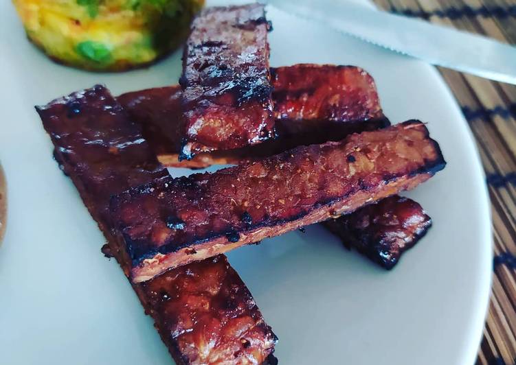 Méthode la plus simple pour Préparer Favoris Tempeh mariné (bacon vegan)