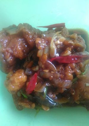 Foto resep (15) ayam saos tiram