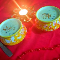 A picture of Thandai Kheer.