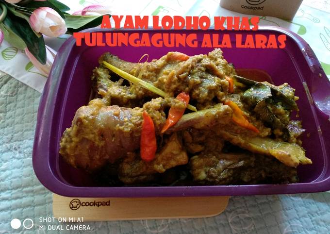 Ayam lodho khas Tulungagung ala Laras