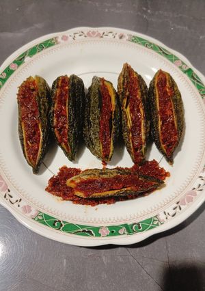 A picture of Stuffed Bitter Gourd.