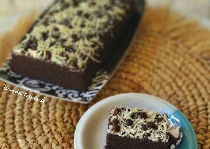 Brownies kukus ketan hitam