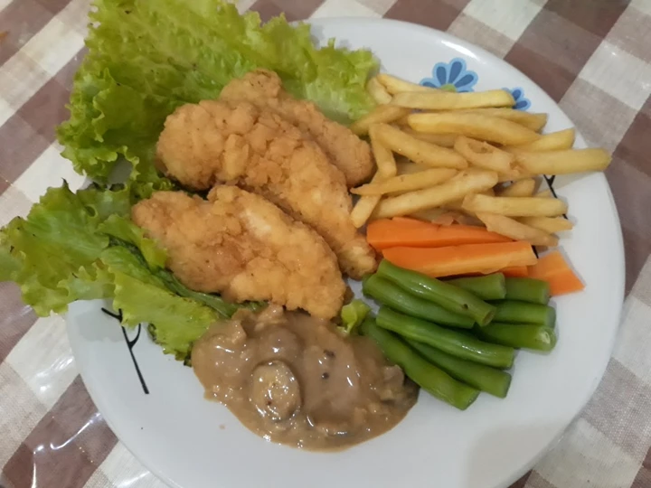 Langkah Mudah untuk Menyiapkan Resep Chicken Steak yang Uenak Anti Ribet, Mantap