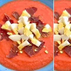 Una foto de 223 • Salmorejo di Cordoba, ricetta spagnola andalusa 🇪🇸